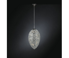 Люстра, модель «LAMP. SOSP. LED EGG ARABESQUE ACCIAIO/VETRO INT. CE»