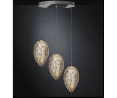 Люстра, модель «LAMPADARIO LED EGGS 90 GRAPPOLO 3 LAMPADE ARABESQUE CE»