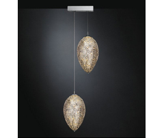 Люстра, модель «LAMPADARIO LED EGGS 90 GRAPPOLO 2 LAMPADE ARABESQUE CE»