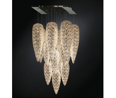 Люстра, модель «SOSPENSIONE LIGHTFALL ARABESQUE 17 LAMPADE CE»