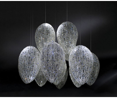 Люстра, модель «LAMPADARIO EGGS CIRCOLARE 13 LAMPADE ARABESQUE ETL»