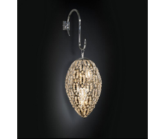 Бра, модель «LAMPADA GOLD DA PARETE EGG MEDIUM ARABESQUE CRISTALLO CE»