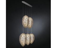 Люстра, модель «LAMPADARIO EGGS 75 GRAPPOLO 5 LAMPADE ARABESQUE CE»