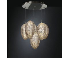 Люстра, модель «LAMPADARIO EGGS 75 GRAPPOLO 6 LAMPADE ARABESQUE CE»