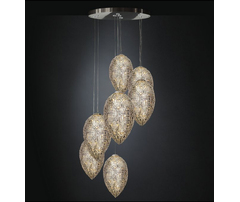 Люстра, модель «LAMPADARIO EGGS 75 GRAPPOLO 7 LAMPADE ARABESQUE CE»