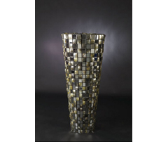 Ваза, модель «CONICAL VASE MADREPERLA-VETRO »