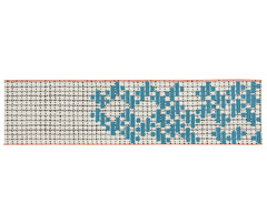 Ковер, модель «BANDAS INDIVIDUAL C TURQUOISE»