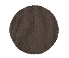Круглый ковер, модель «HAND LOOM TRENZAS BROWN»