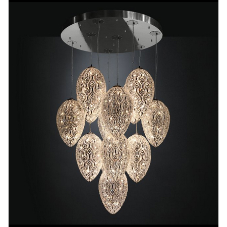 Люстра, модель «LAMPADARIO EGGS 90 GRAPPOLO 14 LAMPADE ARABESQUE CE»