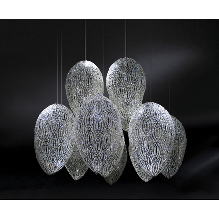 Люстра, модель «LAMPADARIO EGGS CIRCOLARE 13 LAMPADE ARABESQUE CE»