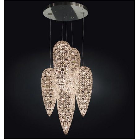 Люстра, модель «SOSPENSIONE LIGHTFALL ARABESQUE 5 LAMPADE CE»