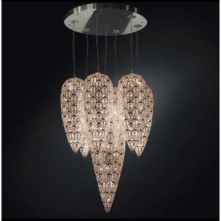 Люстра, модель «SOSPENSIONE LED LIGHTFALL ARABESQUE 7 LAMPADE CE»