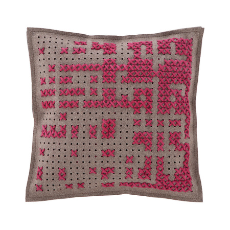Подушка, модель «CANEVAS ABSTRACT PINK»