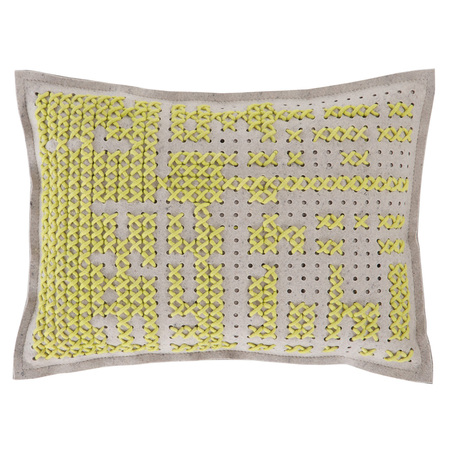 Подушка, модель «CANEVAS ABSTRACT YELLOW»