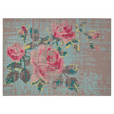 Ковер, модель «CANEVAS FLOWERS COLOUR»