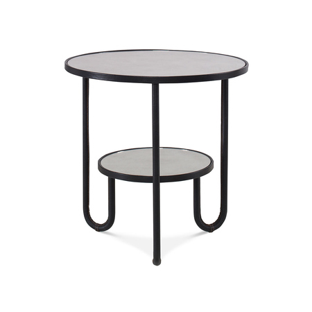 Приставной столик, модель «TUBULAR SIDE TABLE - LEATHER»