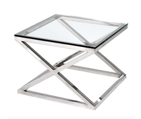 Стол журнальный, модель «TABLE SIDE CRISS CROSS SQUARE»