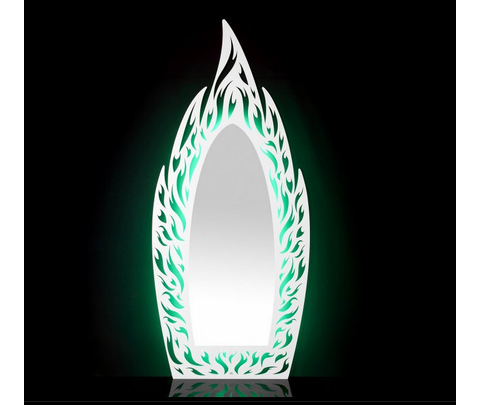 Зеркало, модель «SPECCHIO FLAME VERNICIATO ILLUMINATO »