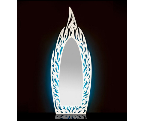 Зеркало, модель «SPECCHIO FLAME PLEXIGLASS BICOLORE SMALL»