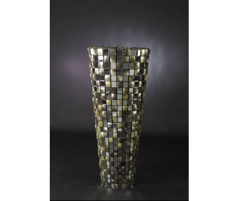 Ваза, модель «CONICAL VASE MADREPERLA-VETRO »