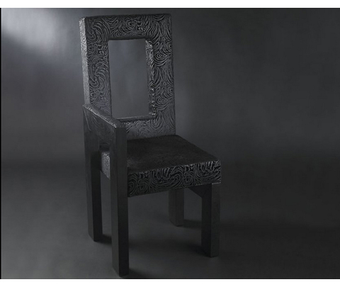 Стул, модель «SEDIA BLACK SQUARE»