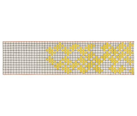 Ковер, модель «BANDAS INDIVIDUAL C YELLOW»