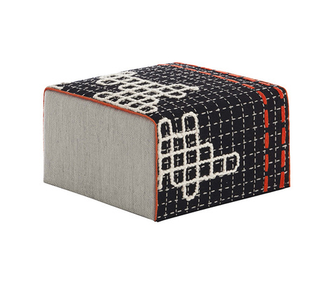 Пуф «BANDAS SMALL POUF D BLACK»
