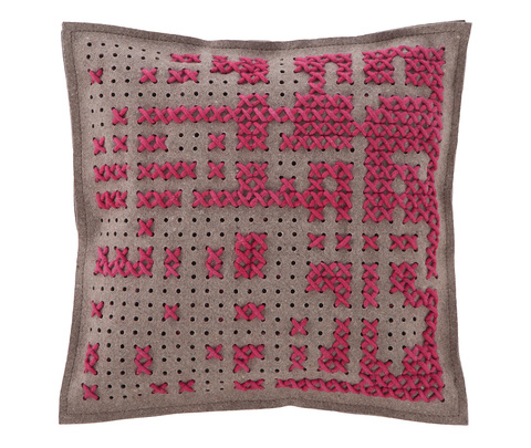 Подушка, модель «CANEVAS ABSTRACT PINK»