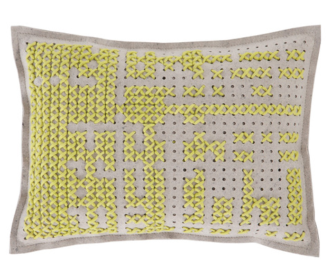 Подушка, модель «CANEVAS ABSTRACT YELLOW»