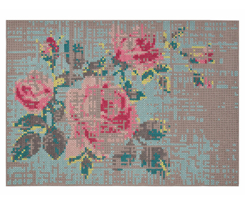 Ковер, модель «CANEVAS FLOWERS COLOUR»