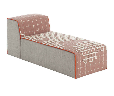Шезлонг «BANDAS CHAISELONGUE A PINK»