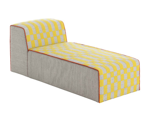 Шезлонг «BANDAS CHAISELONGUE B YELLOW»