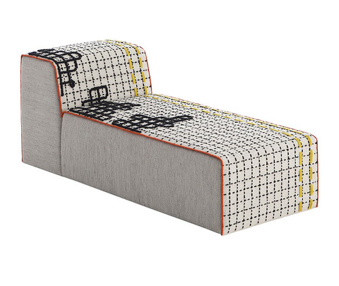 Шезлонг «BANDAS CHAISELONGUE D WHITE»