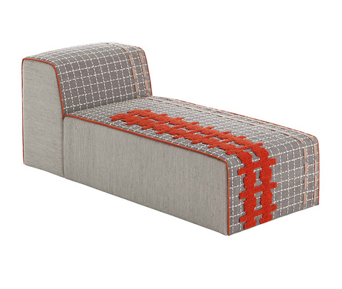Шезлонг «BANDAS CHAISELONGUE E GREY»