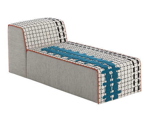 Шезлонг «BANDAS CHAISELONGUE E WHITE»