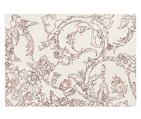 Ковер «FENIX GINGER CHAIN STITCH»