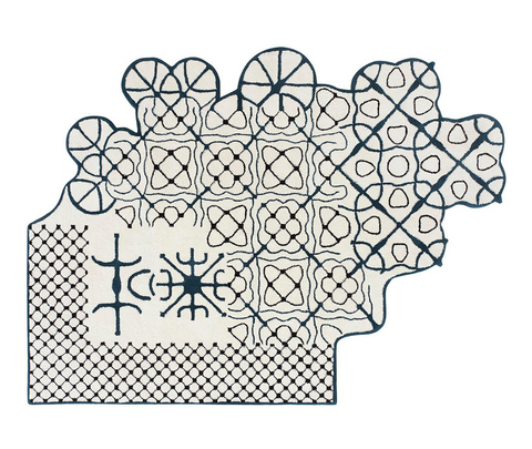 Ковер, модель «DAUVINE BLUE HAND TUFTED»