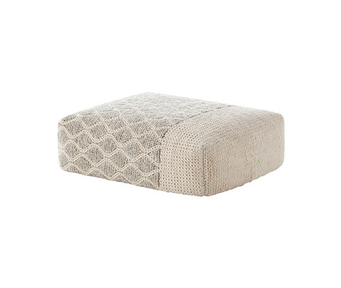 Пуф, модель «MANGAS SPACE RECTANGULAR RHOMBUS IVORY»