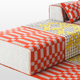 GAN BANDAS BIG POUF B ORANGE 3