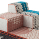 GAN BANDAS SMALL POUF A PINK 3