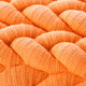 KNITTED STOOL ORANGE 3